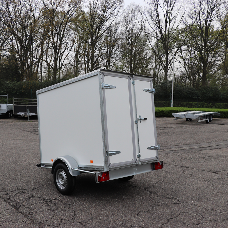 Fourgon blanc double porte arrière BW Trailers – Image 3
