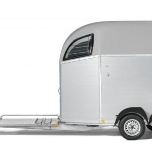 Vans en aluminium Van 2 places porte-calèche en alu CHAMPION , remorque Vans chevaux