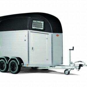 Vans en aluminium Van alu 2 places CHAMPION ESPRIT SILVER + BLACK, remorque Vans chevaux