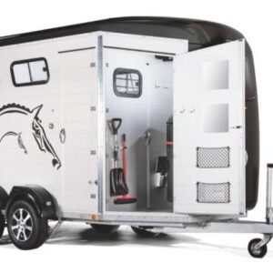 Vans en aluminium Van alu 2 places PORTAX L SR, remorque Vans chevaux